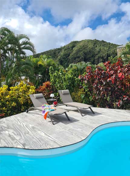location  vacances piscine Martinique